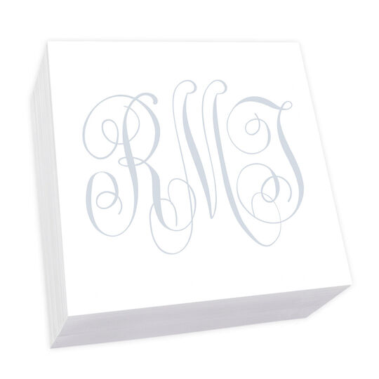 Watercolor Monogram Chunky Pad